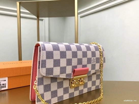 WIS WALLET CHAIN CROISETTE VUITTON LOUIS 1110